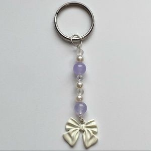 ❣︎ Purple bow key ring ❣︎